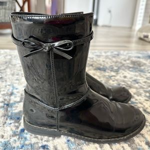 Gymboree black boots size 3